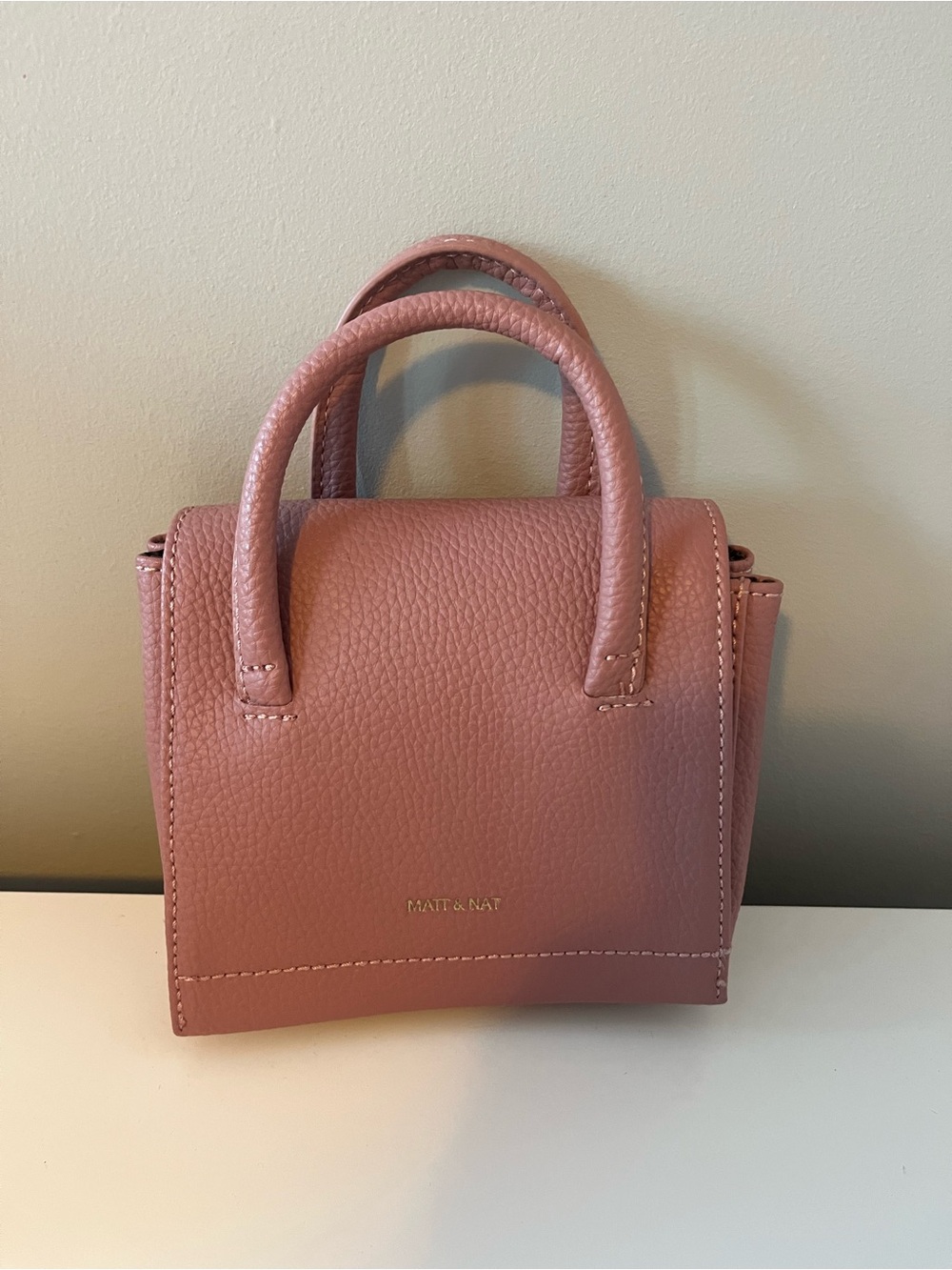 Matt & Nat Dusty Rose Mini Top-Handle Satchel